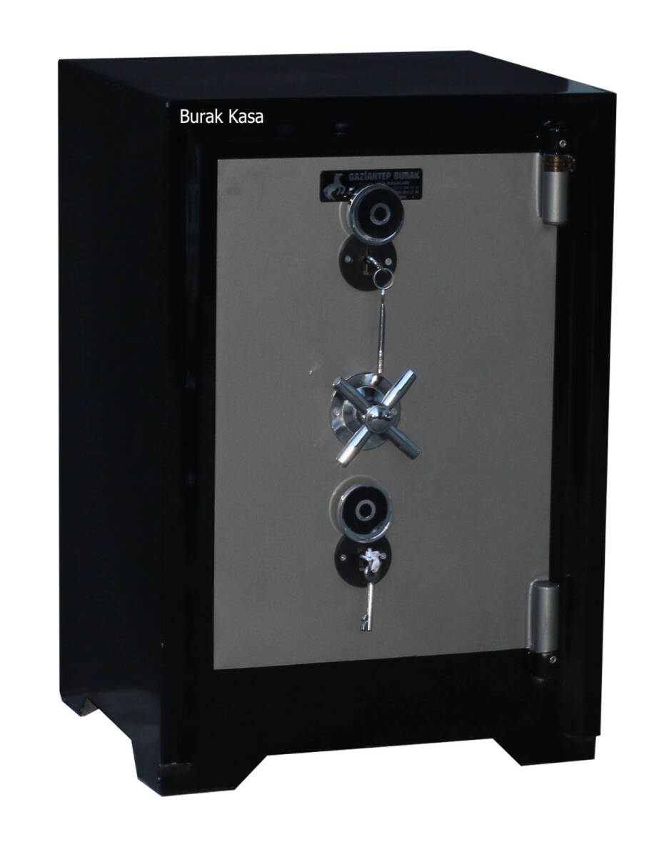 64 cm Çelik Para Kasası | 8 mm Kapak Saclı, 150 kg Ağırlığında, Yangın ve Depreme Dayanıklı Yüksek Güvenlikli Kasa – Burak Çelik Kasa İmalatı - 2