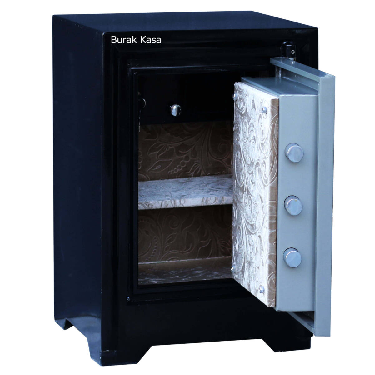 64 cm Çelik Para Kasası | 8 mm Kapak Saclı, 150 kg Ağırlığında, Yangın ve Depreme Dayanıklı Yüksek Güvenlikli Kasa – Burak Çelik Kasa İmalatı - 3