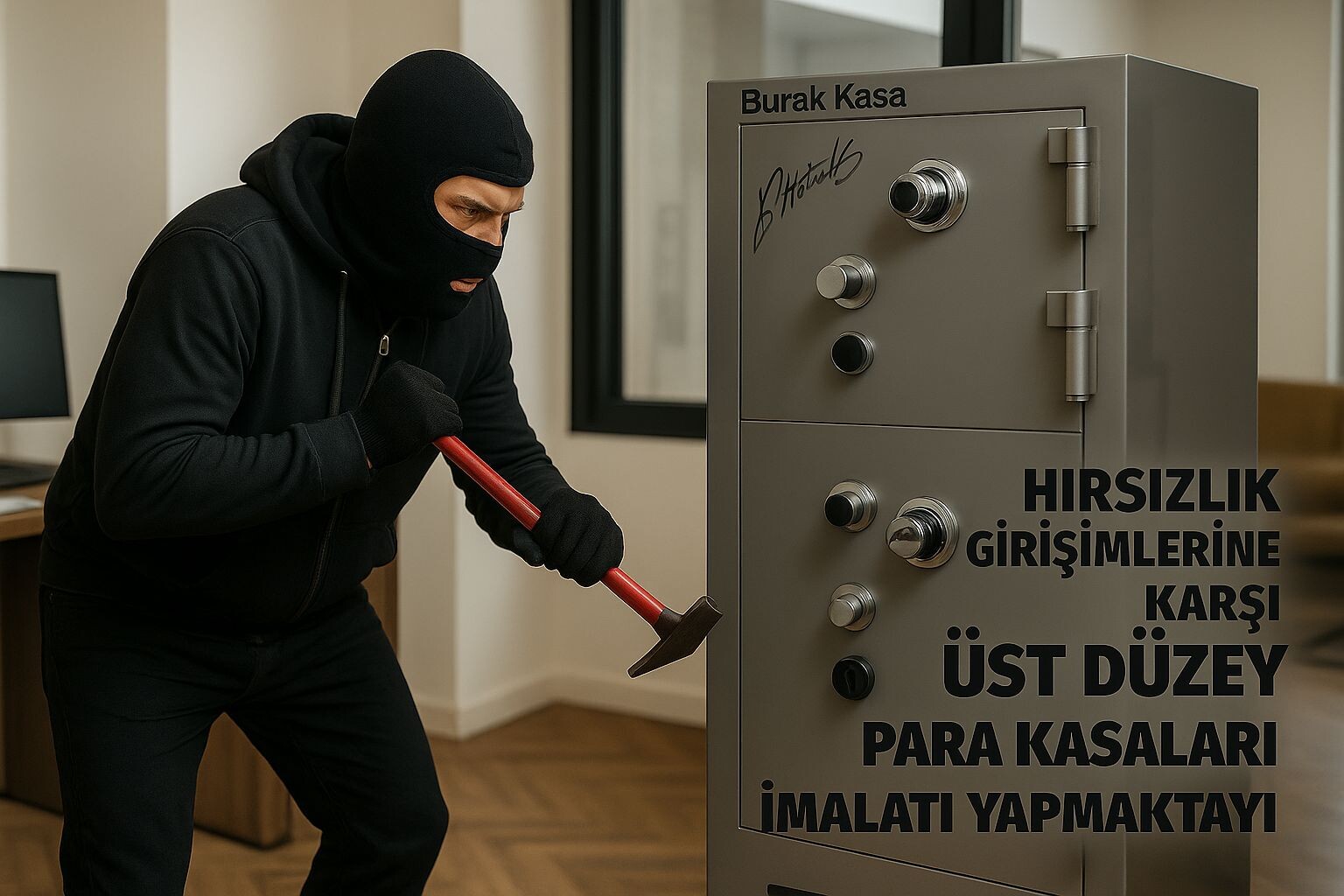 Hırsızlığa Üst Düzey Dayanıklı Kasaları