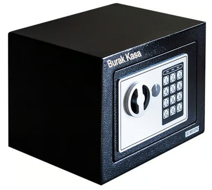 Mini Elektronik Şifreli Metal Kasa | Ev & Ofis Tipi Güvenli Kasa - 2