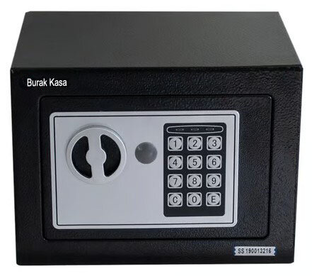 Mini Elektronik Şifreli Metal Kasa | Ev & Ofis Tipi Güvenli Kasa - 3